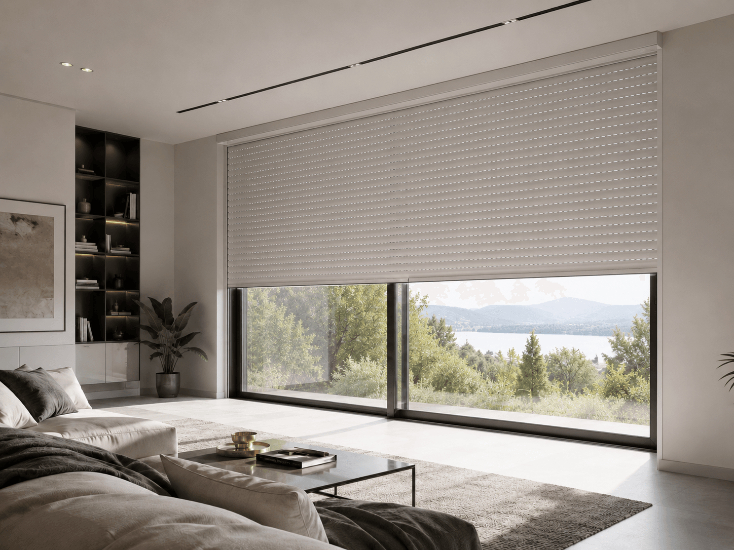 Ventanas, puertas y persianas que controlan la luz solar