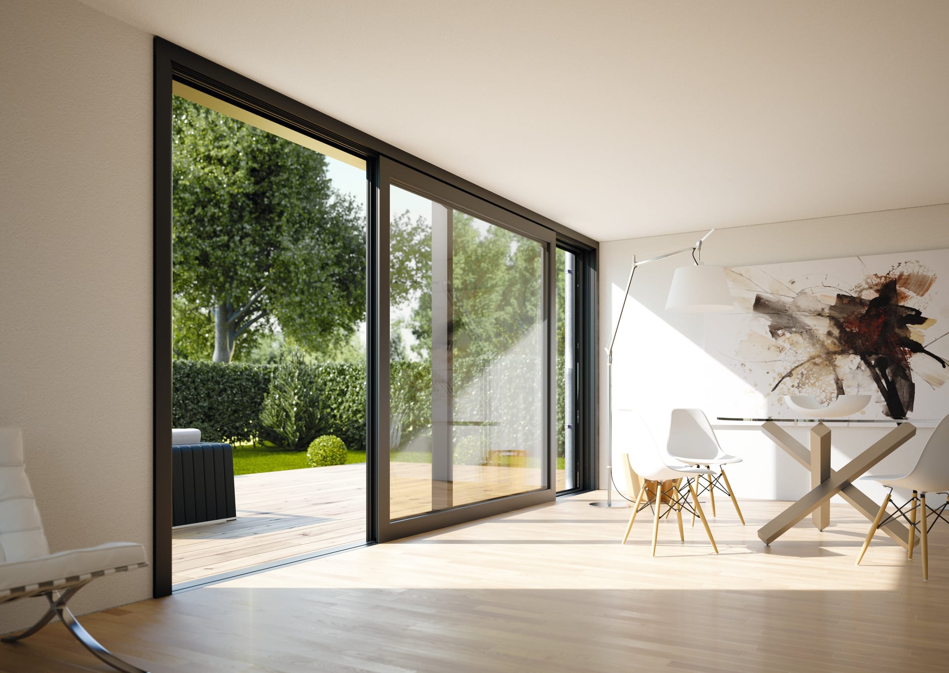 Formas de apertura puertas PVC Kömmerling