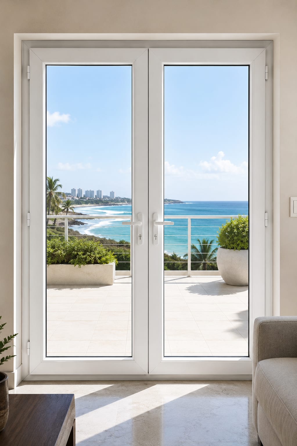 Puertas con cristal insulado Kömmerling