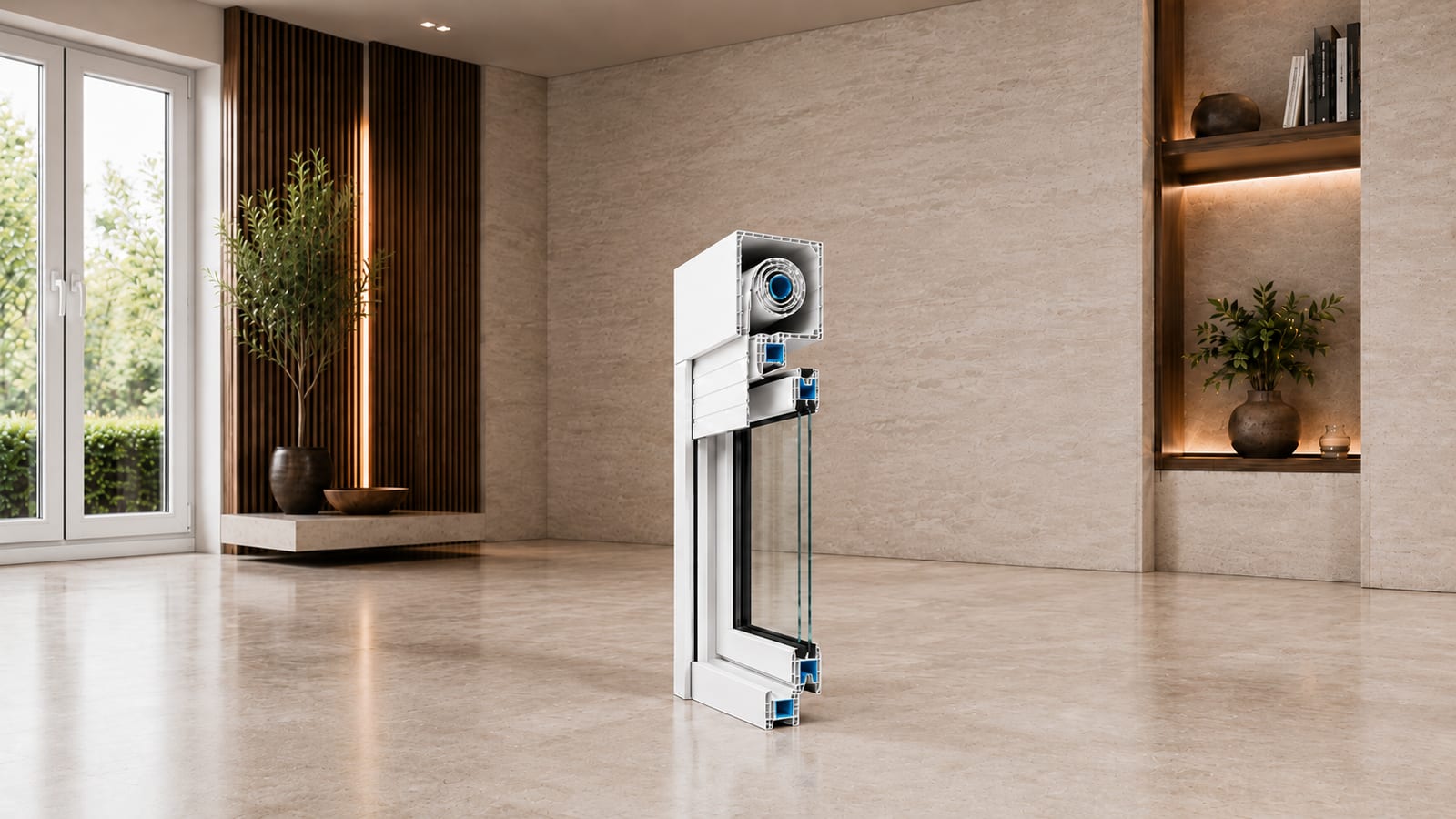 Puertas con cristal insulado Kömmerling